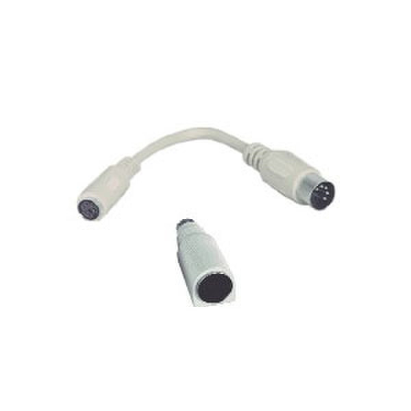 First Cable 166-002-6 0.15m White PS/2 cable