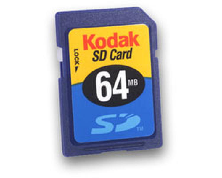 Kodak 64MB SECURE DIGITAL CARD 0.0625ГБ карта памяти