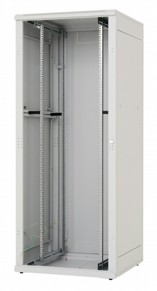 Triton Free-standing cabinet RZA 600x600 left perforated door Freistehend Grau Rack