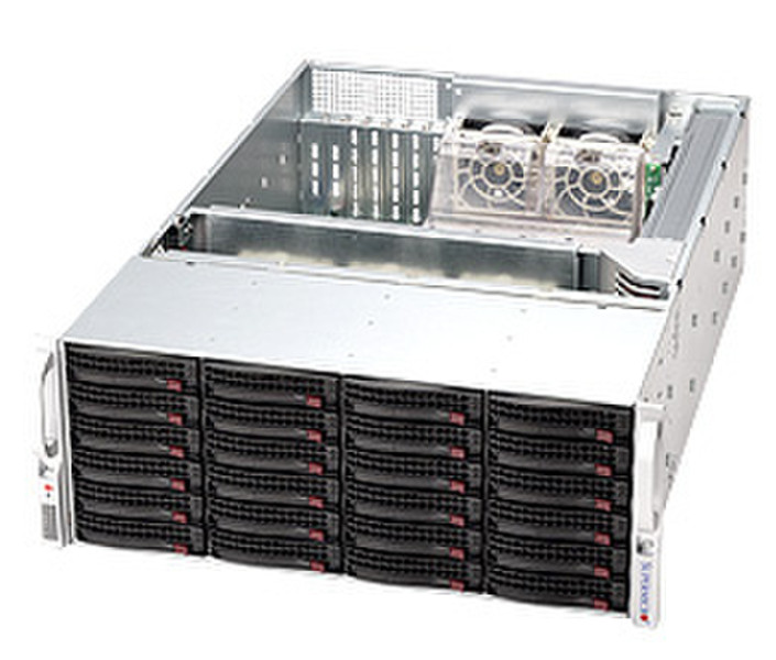 Supermicro CSE-846E1-R1200B Низкопрофильный 1200Вт Черный системный блок