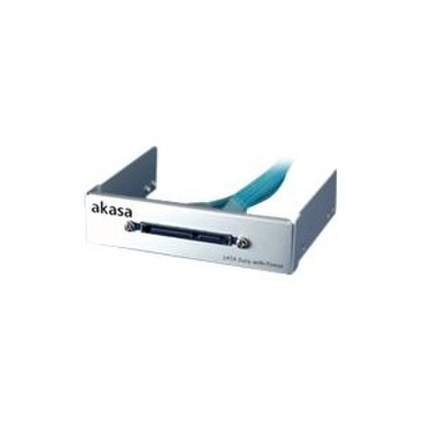Akasa SATA2-EX-BLUV 7pin SATA 4pin Molex Синий, Cеребряный кабельный разъем/переходник
