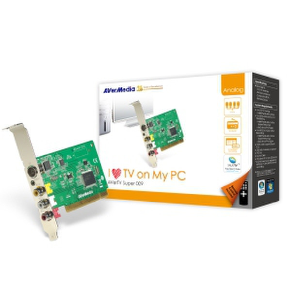 AVerMedia AVerTV Super 009 Eingebaut Analog,DVB-T PCI