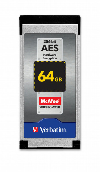 Verbatim AntiVirus 64GB ExpressCard solid state drive