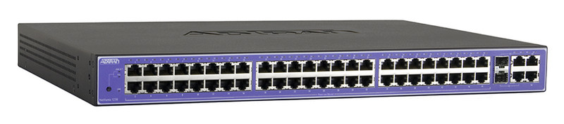 Adtran NetVanta 1238 Управляемый L2 Power over Ethernet (PoE) Черный