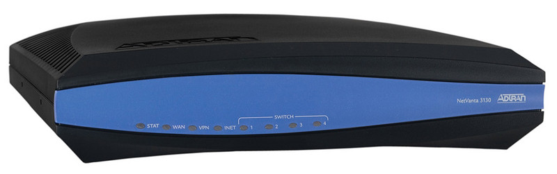 Adtran NetVanta 3130 Ethernet LAN ADSL2+ Black,Blue wired router