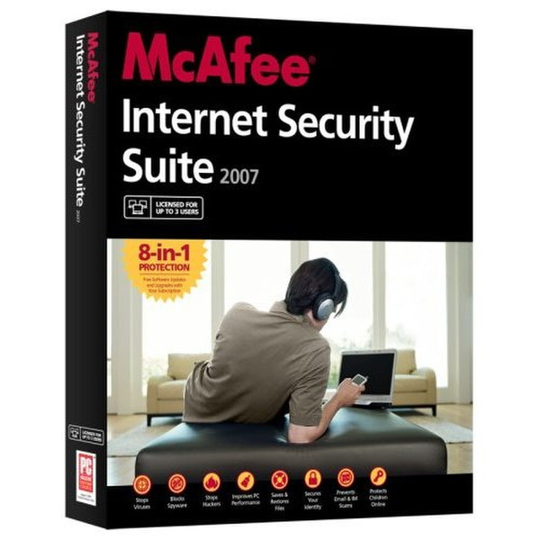 McAfee Internet Security Suite 2007 1пользов. FRE