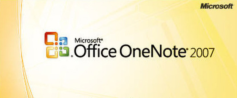 Microsoft OneNote 2007 V2, Win32, OEM, MLK, DE German