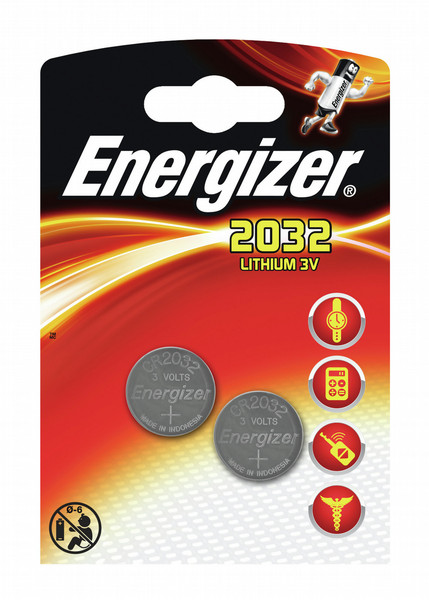 Energizer CR2032 FSB Lithium 3V Nicht wiederaufladbare Batterie