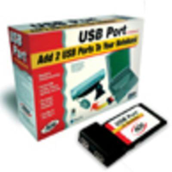 ADS Tech USB 2.0 Turbo Cardbus USB 2.0 интерфейсная карта/адаптер