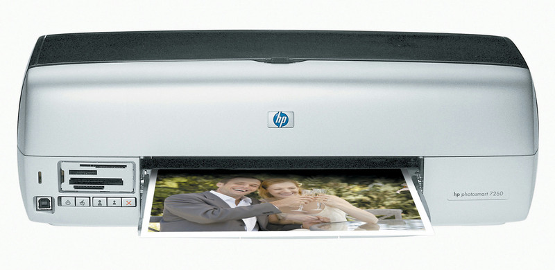 HP Photosmart 7260 Струйный 4800 x 1200dpi Серый фотопринтер