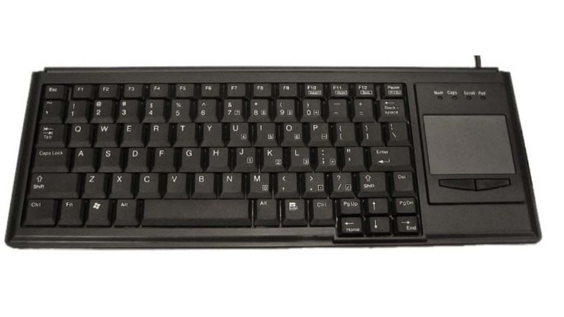 Hypertec KYB500-K82BHY USB QWERTY Черный клавиатура