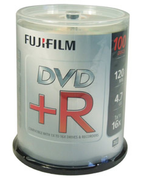 Fujifilm 16 x DVD+R 100PK 4.7GB DVD+R 100Stück(e)