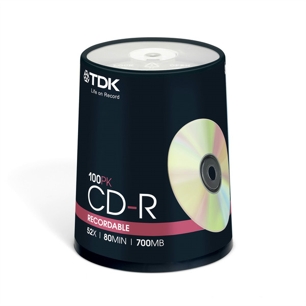 TDK 100 x CD-R 700MB CD-R 700MB 100pc(s)