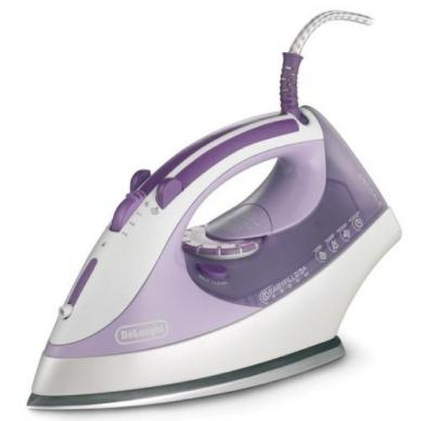 DeLonghi FXN23A Dry & Steam iron Ceramic soleplate 2300Вт Фиолетовый утюг