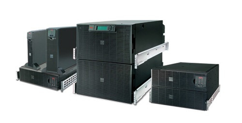 Fujitsu APC Online 8kVA R/T Double-Conversion (Online) 8000VA 8AC outlet(s) Rackmount/Tower Black uninterruptible power supply (UPS)