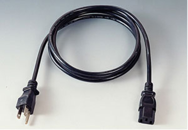 First Cable 396-006B 1.8m Schwarz Stromkabel