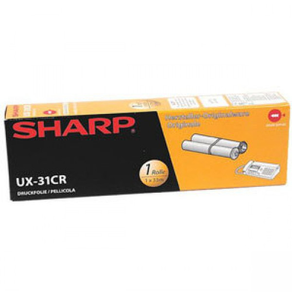 Sharp UX-31CR Fax ribbon 100страниц Черный расходный материал для факса