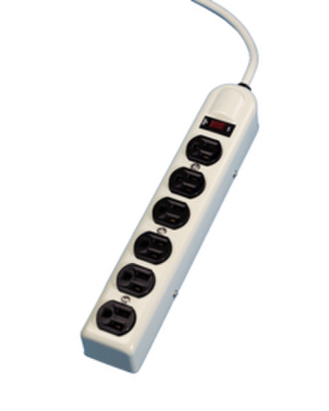 Fellowes 99027 6AC outlet(s) 110V 1.83m Platinum surge protector