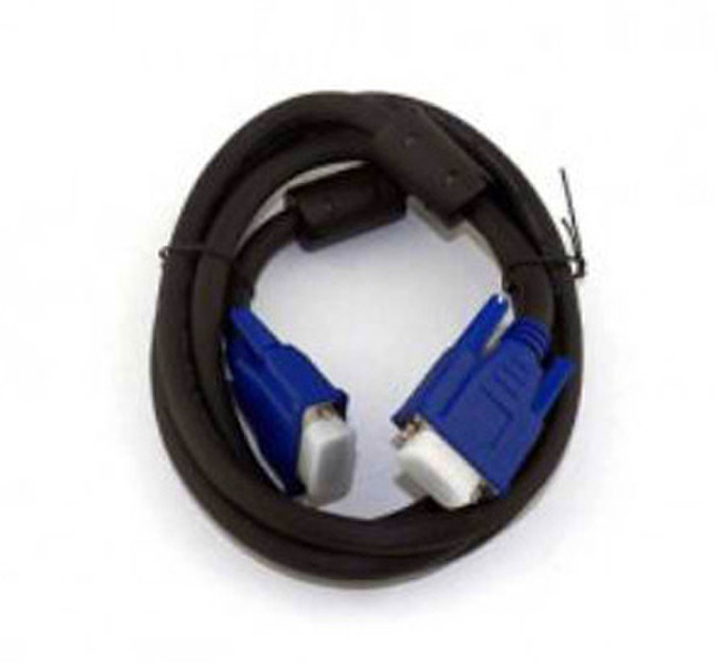 HP 464265-001 1.8м VGA (D-Sub) VGA (D-Sub) Черный, Синий VGA кабель