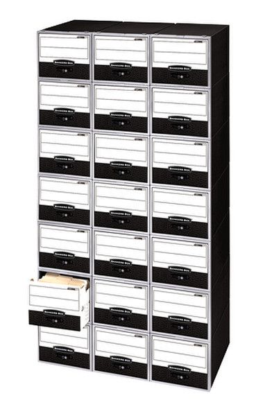 Fellowes Bankers Box Super Stor/Drawer - Legal Black,White file storage box/organizer