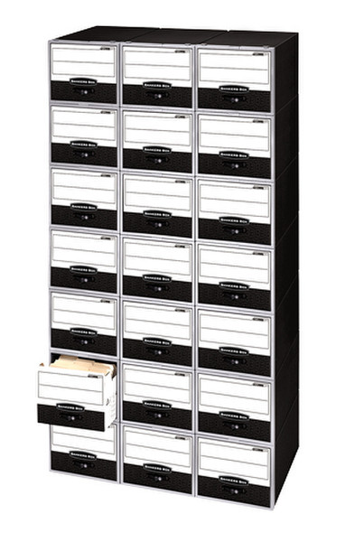 Fellowes Bankers Box Super Stor/Drawer - Legal Schwarz, Weiß Box & Organizer zur Aktenaufbewahrung