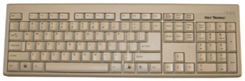 Keytronic KT400P4 PS/2 Серый клавиатура