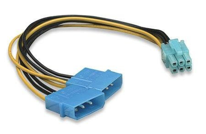 Origin Storage C-I-POW-PCIEGPX 0.18м Разноцветный кабель питания