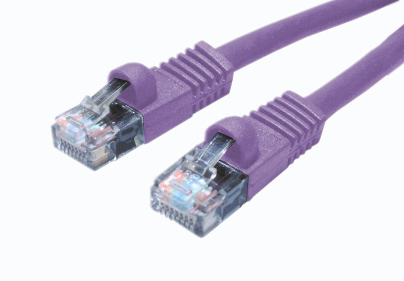 APC 47127PL-1 0.3м Пурпурный сетевой кабель