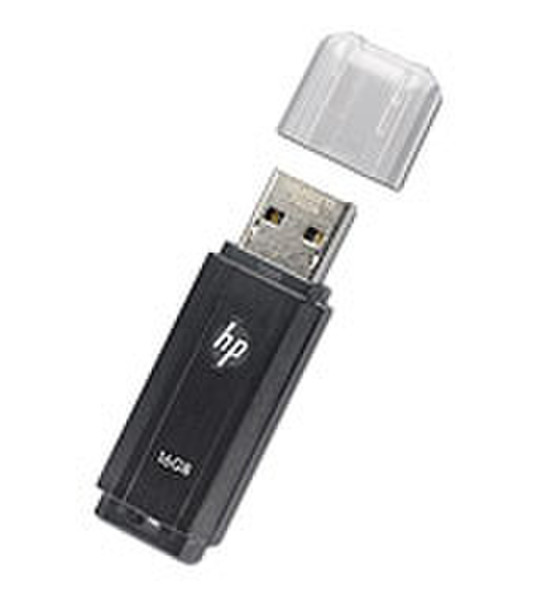 HP v125w 4ГБ USB 2.0 Тип -A Черный USB флеш накопитель