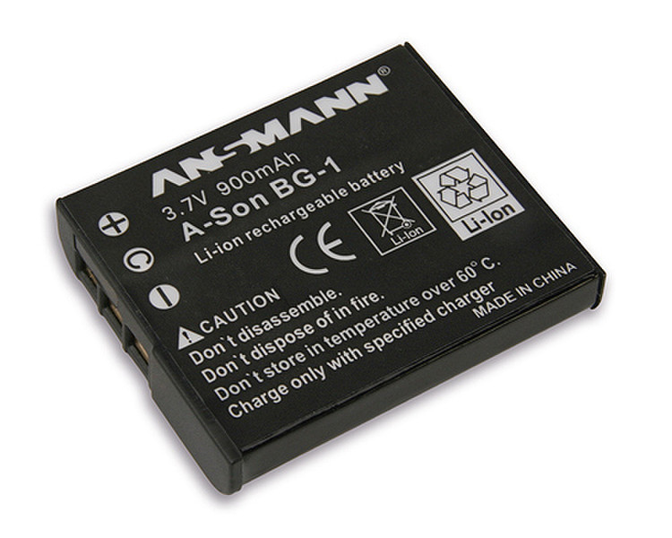 Ansmann A-Son BG 1 Lithium-Ion (Li-Ion) 900mAh 3.7V rechargeable battery