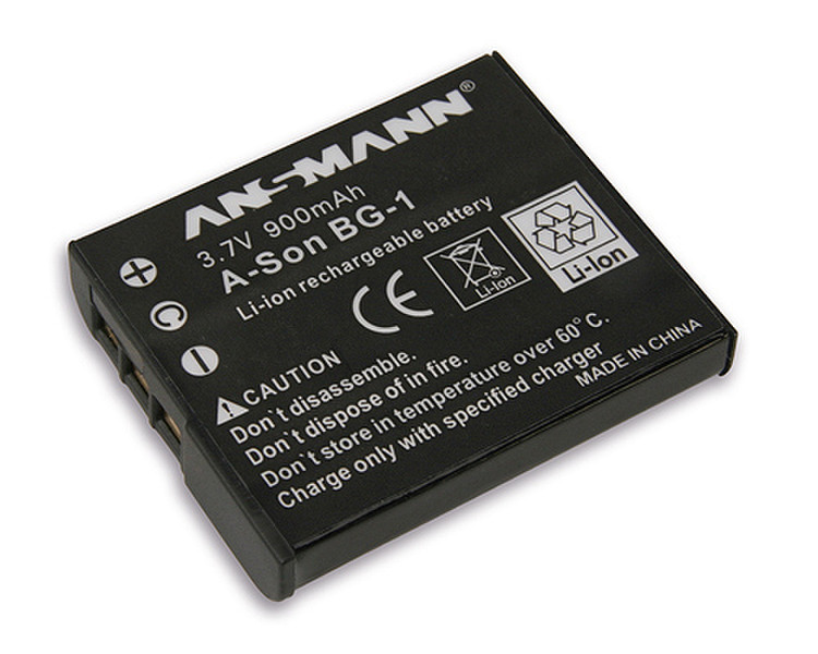 Ansmann A-Son BG 1 Lithium-Ion (Li-Ion) 900mAh 3.7V Wiederaufladbare Batterie