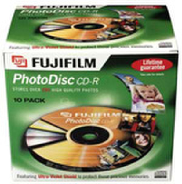 Fujifilm PhotoDisc CD-R 700MB, 10-Pk 700MB