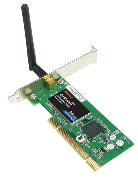 Buffalo 125Mbps High Speed Mode Wireless PCI Adapter 125Mbit/s networking card