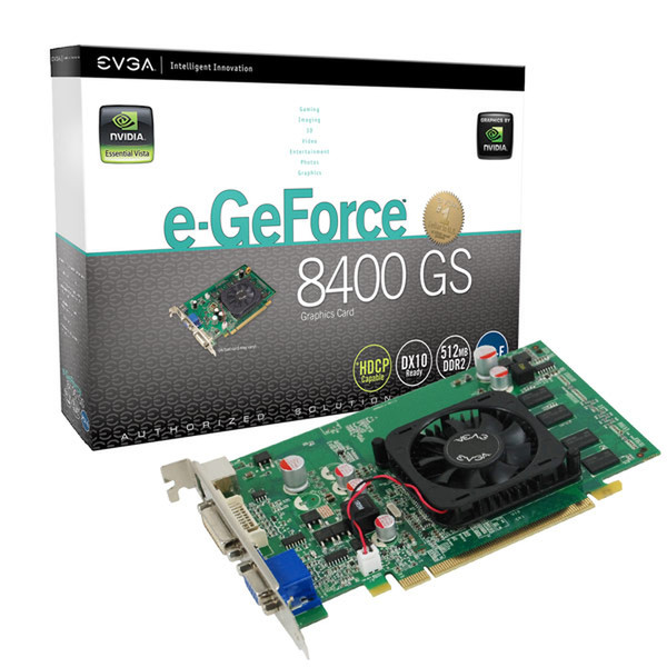 EVGA e-GeForce 8400 GS GeForce 8400 GS GDDR2