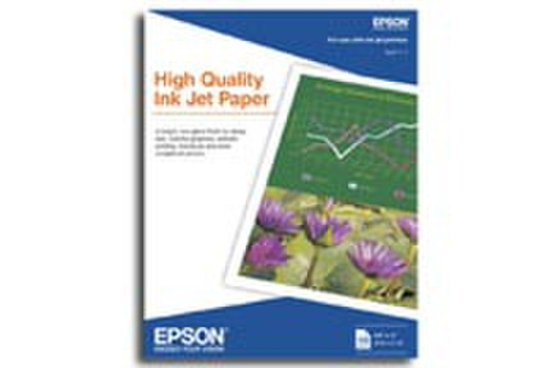 Epson High Quality Ink Jet Paper 8.3" x 11.7" 100s A4 (210×297 mm) Матовый бумага для печати