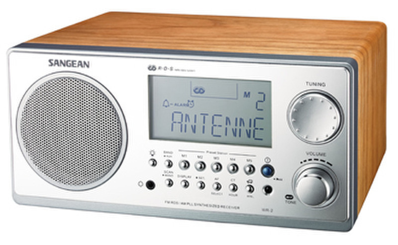 Sangean WR-2 Tragbar Digital Holz Radio