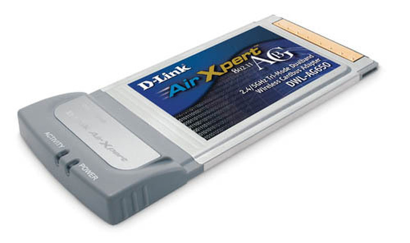 D-Link 54MBPS PCMCIA CARDBUS 54Мбит/с сетевая карта