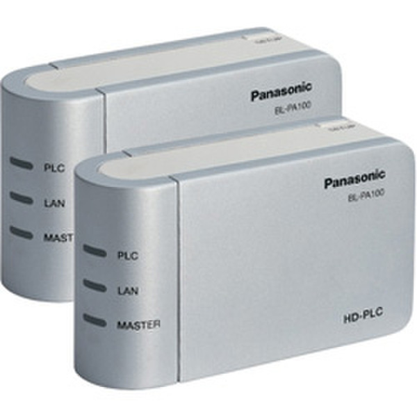 Panasonic HD-PLC Ethernet Adaptor Starter Pack Netzwerkkarte