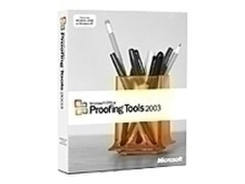 Microsoft MS Proofing Tools 2003 EN CD W32