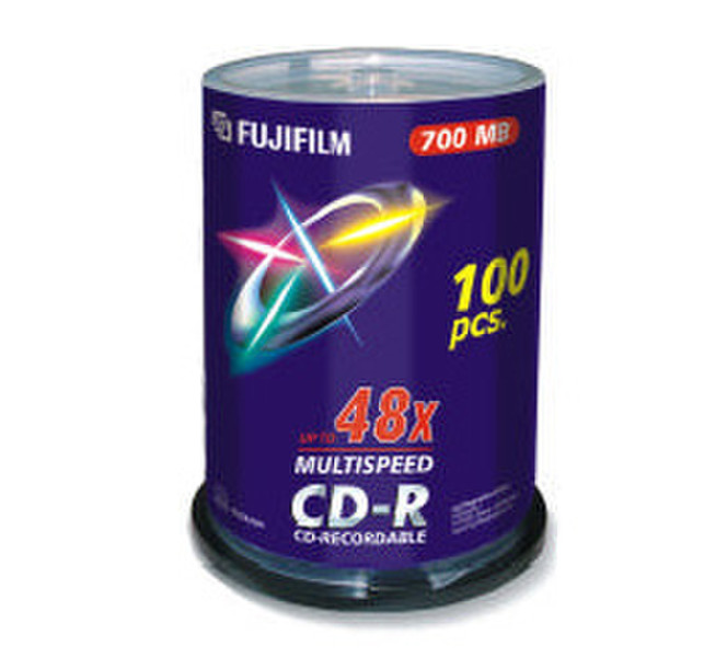 Fujifilm CD-R 700MB 52x, 100-Pk Spindle 700МБ 100шт
