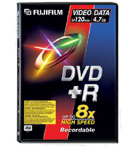 Fujifilm DVD+R 4.7GB 8x, 5-pk Video Box 4.7GB 5Stück(e)