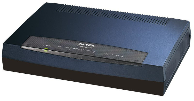 ZyXEL Prestige 661H-I Eingebauter Ethernet-Anschluss ADSL Schwarz Kabelrouter