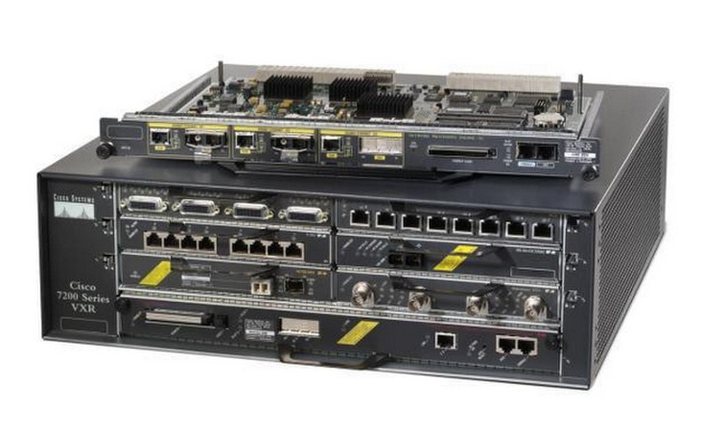 Cisco 7206VXR w/ NPE-G2 Подключение Ethernet Черный проводной маршрутизатор