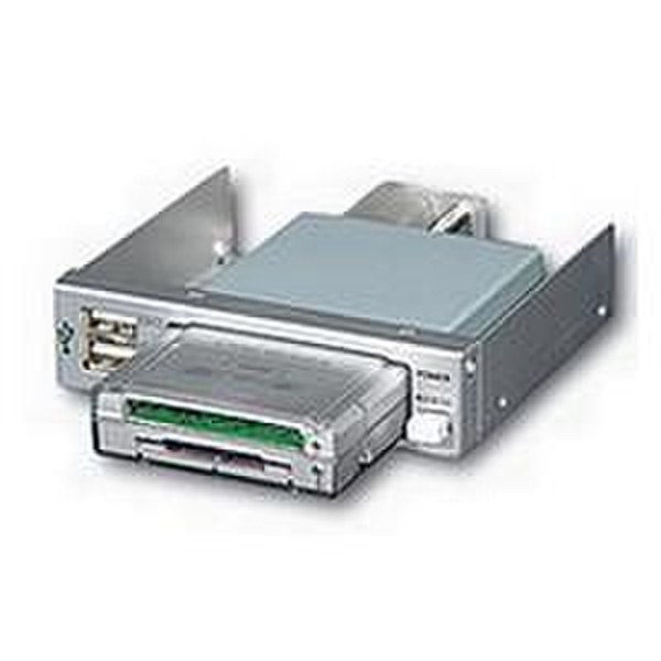 Nanopoint IB-801 Multi Card Reader Silver USB 2.0 устройство для чтения карт флэш-памяти