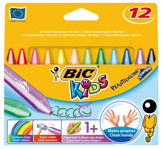BIC Plastidecor, x12 12шт цветной карандаш