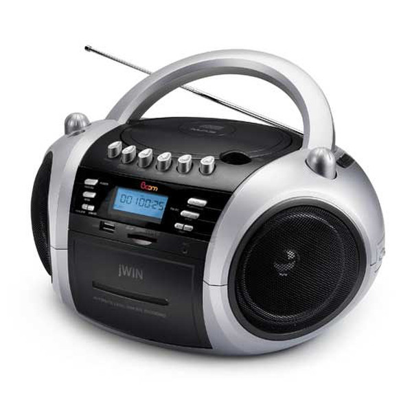 jWIN JXCD573 Portable CD player Black,Silver