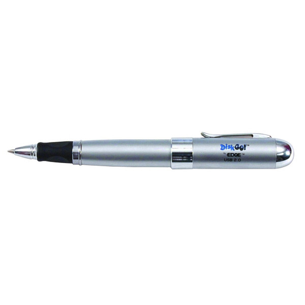 Edge DiskGO! 512MB USB 2.0 + Ink Pen 0.512ГБ USB 2.0 Тип -A Cеребряный USB флеш накопитель