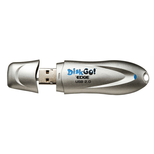 Edge 256MB DiskGO 0.256ГБ USB 2.0 Тип -A Cеребряный USB флеш накопитель