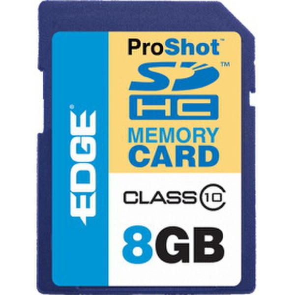 Edge 8GB ProShot Class 10 SDHC Memory Card 8GB SDHC memory card