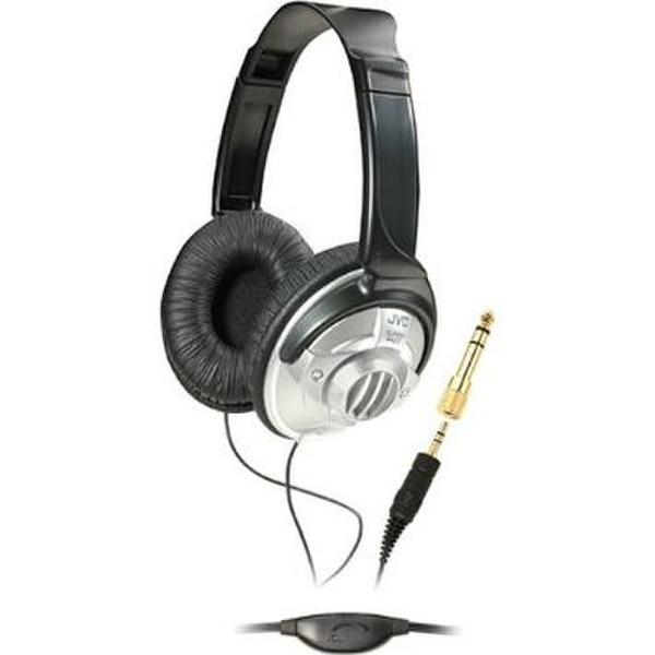 JVC HA-V570 Binaural Head-band Black,Silver headset